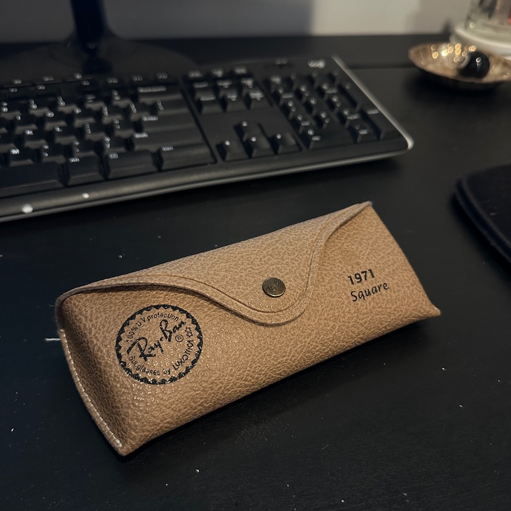 Ray Ban 1971 Square Gold Sunglasses